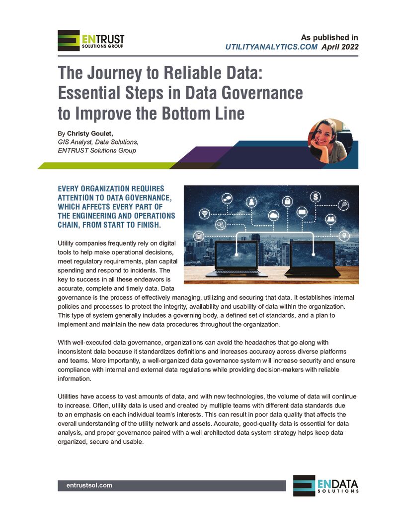 The Journey to Reliable Data