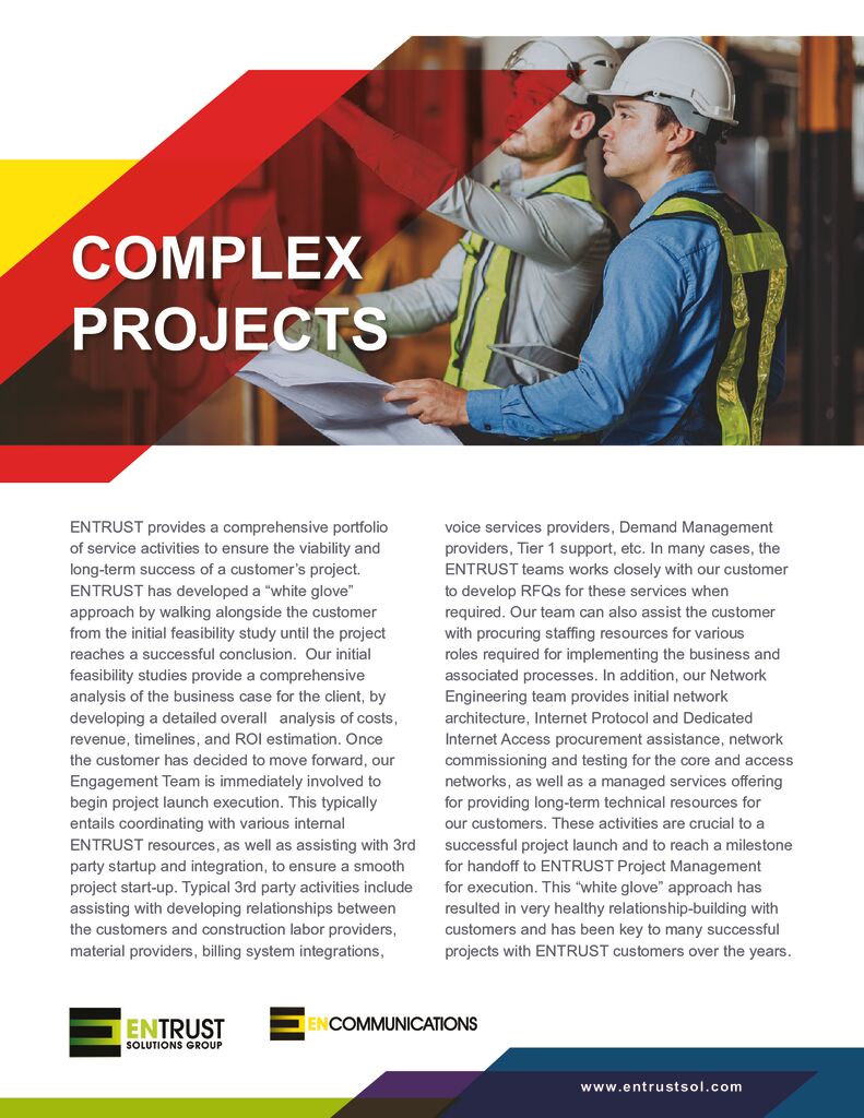 COMPLEX PROJECTS