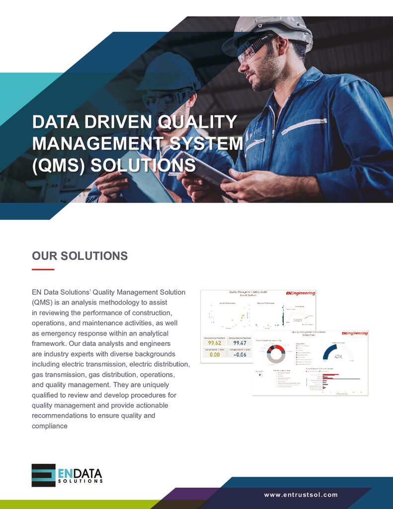 Data Driven Quality Management System (QMS) Solutions