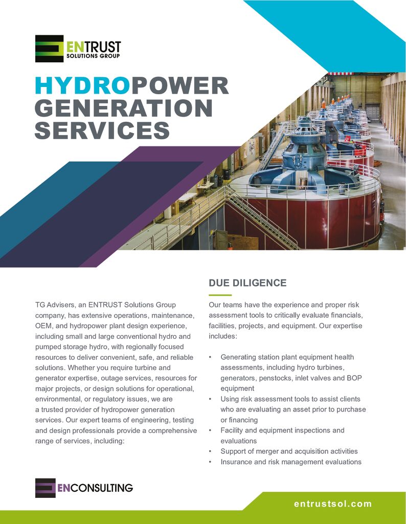 HYDROPOWER GENERATION SERVICES