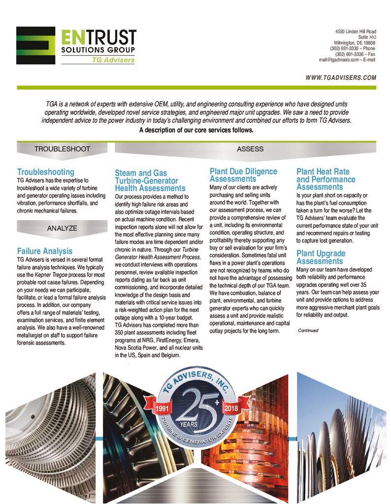 TG Advisers Services